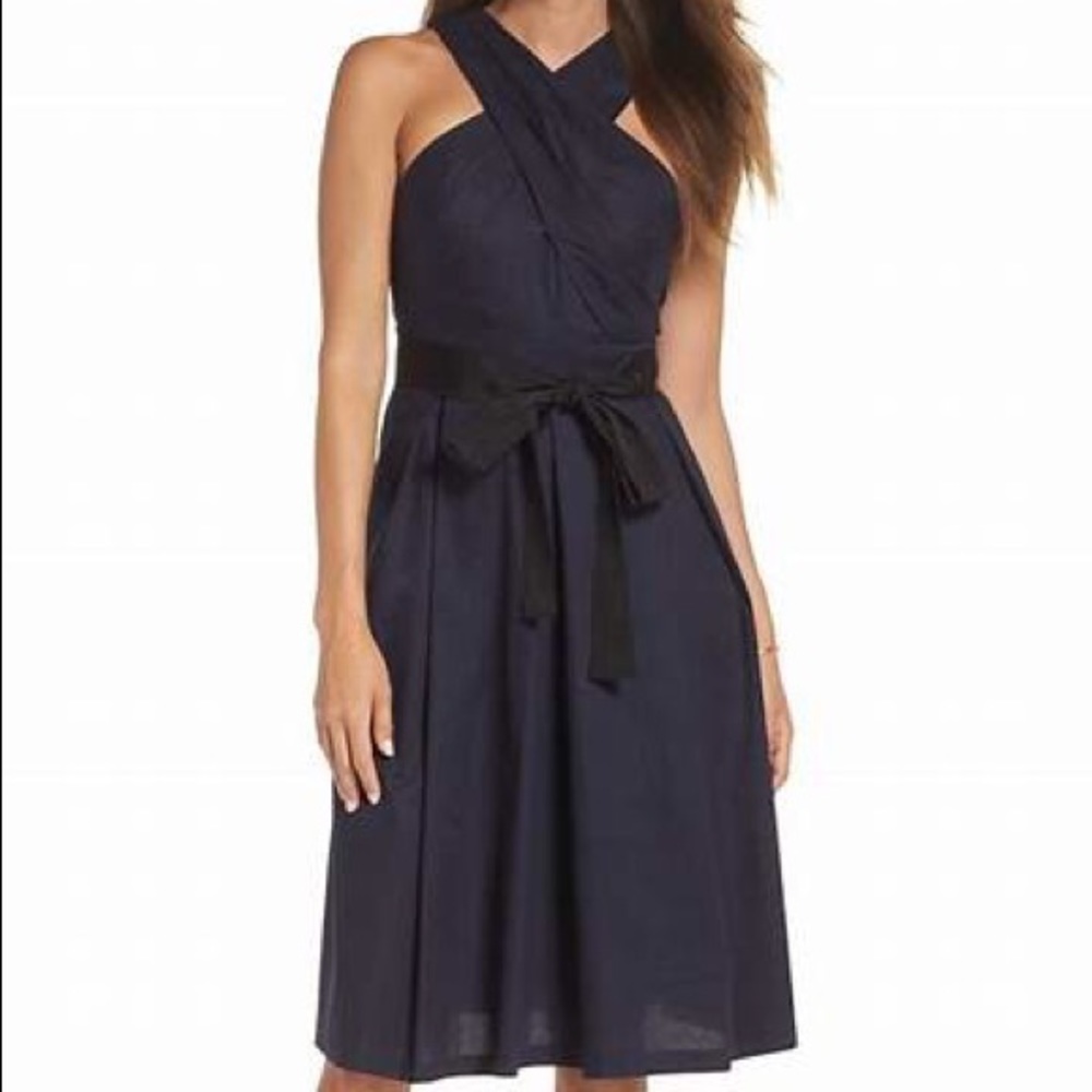 1901 Dress navy blue